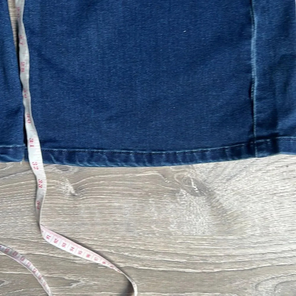 Free People Flare Penny Pull On Denim Jean in Rich Blue - Picture 10 of 13